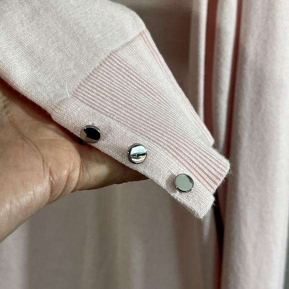 Chicos Sweater Women XL Pink Pullover Feminine Ballerina Neutral Boho Western - Picture 6 of 14